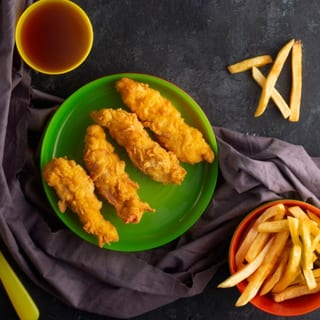 Kid's Chicken Tenders With Fries (3 Pieces)