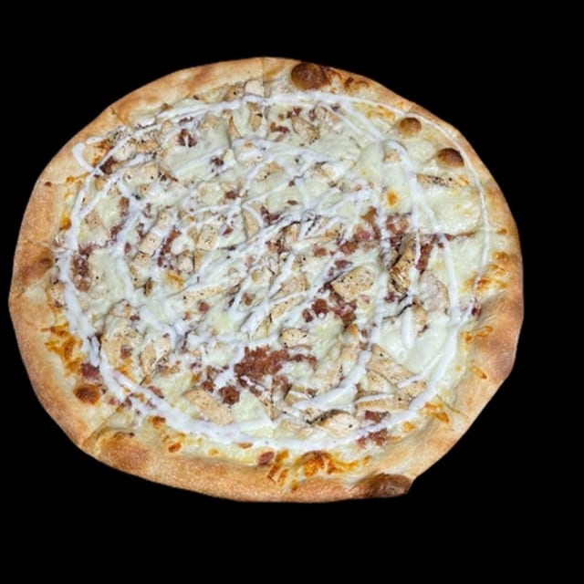 Chicken Bacon Ranch Pizza.