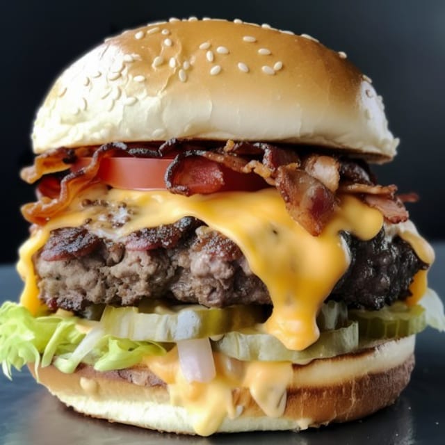 BLT Cheeseburger.
