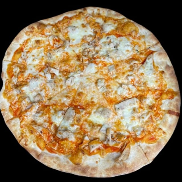 Chicken Buffalo Pizza.