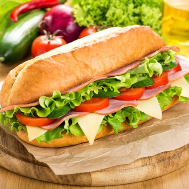 Turkey & Cheese Sub.