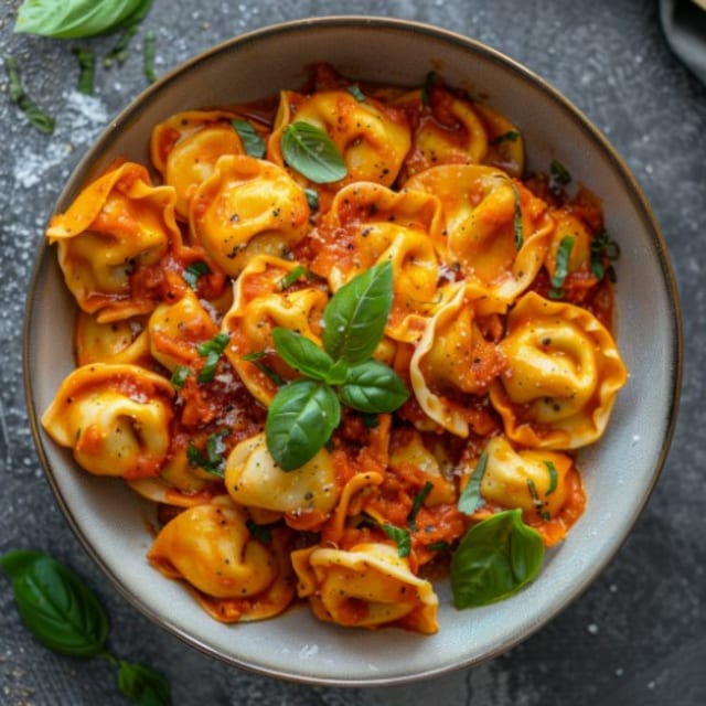 Cheese Tortellini in Marinara Sauce Lunch (Pasta).