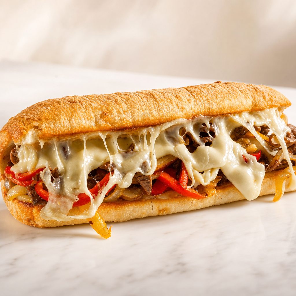 Cheese Steak The Works Sub (Sub).