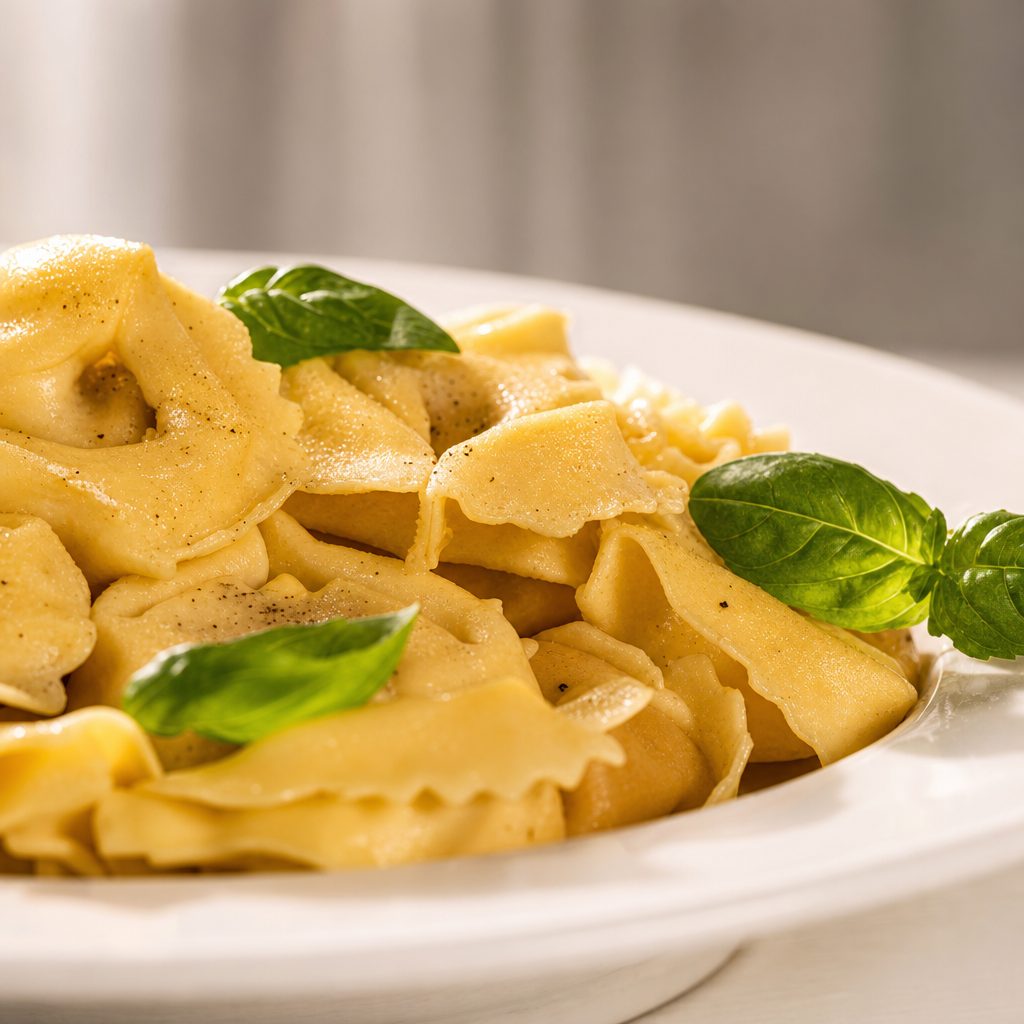 Cheese Tortellini in Alfredo Sauce (Pasta).