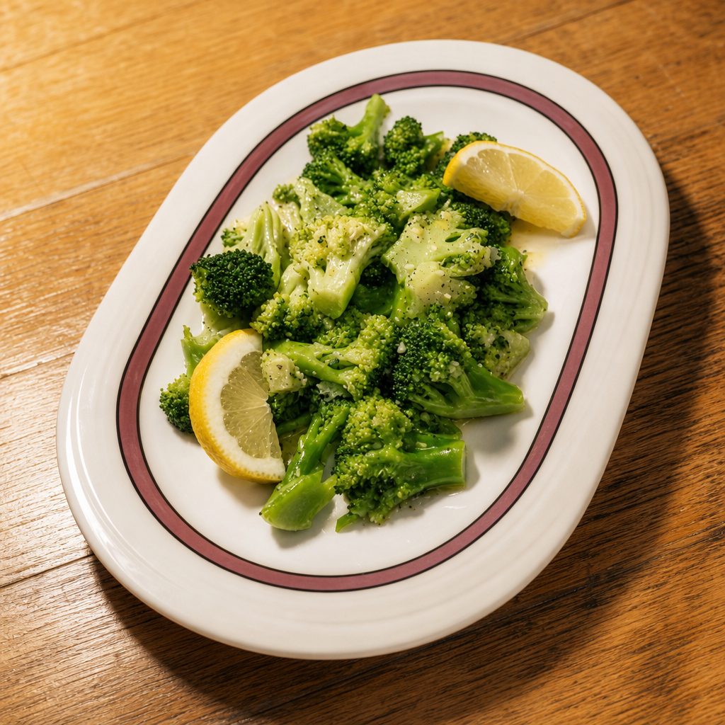 Sauteed Broccoli.