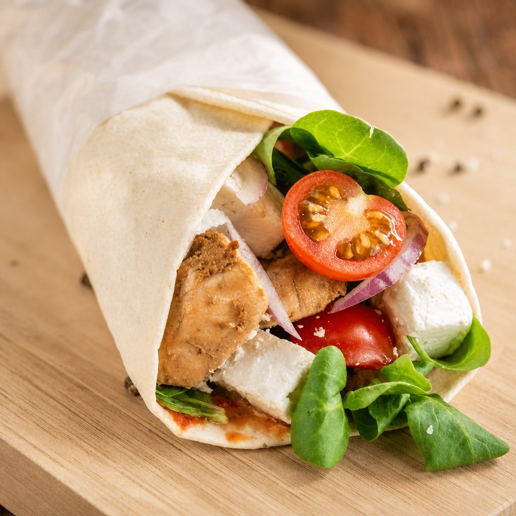 Chicken Caesar Wrap.