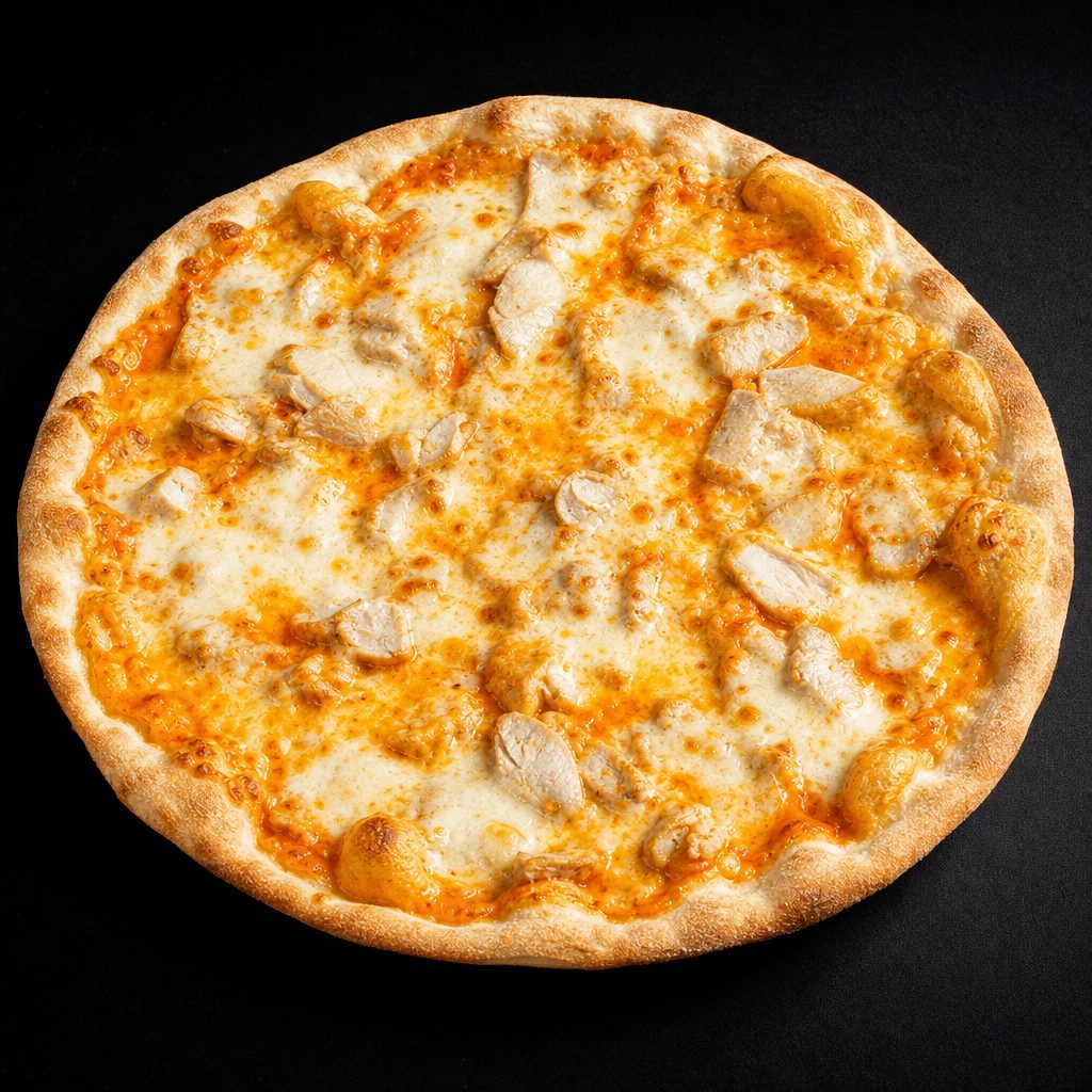 Chicken Buffalo Pizza.