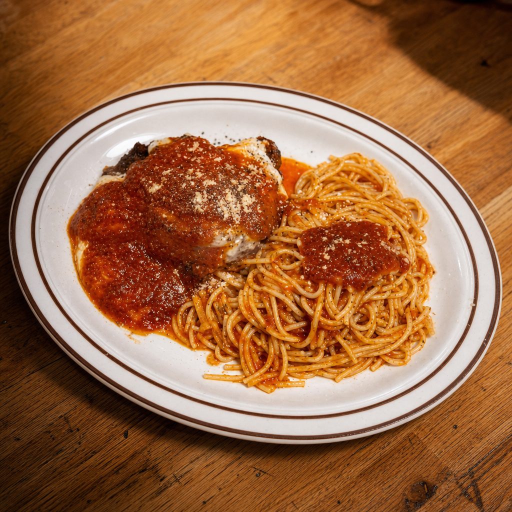 Eggplant Parmigiana.