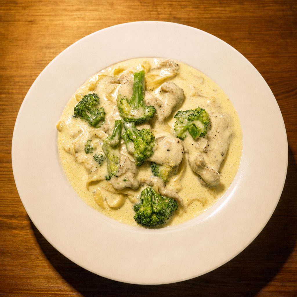Fettuccine With Chicken & Broccoli Lunch (Pasta).