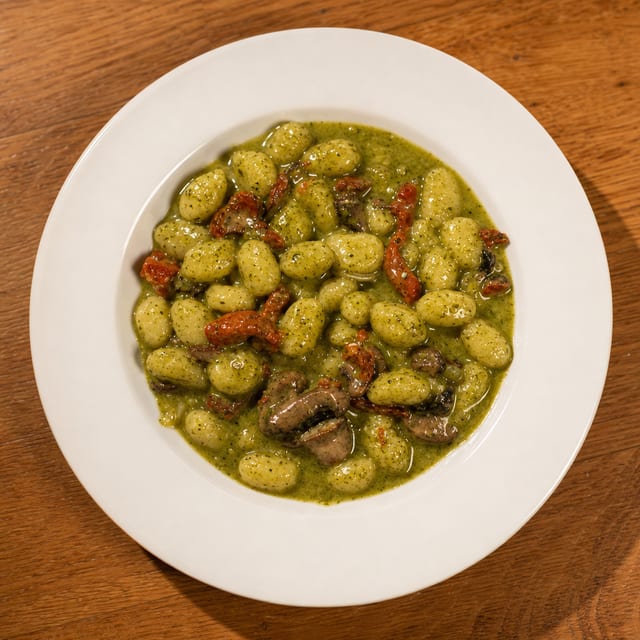 Gnocchi Genovese (Pasta).
