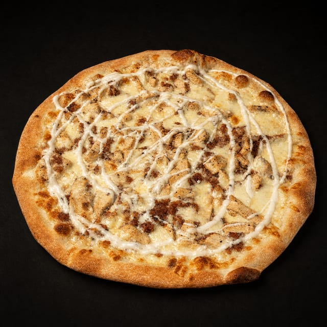 Chicken Bacon Ranch Pizza.