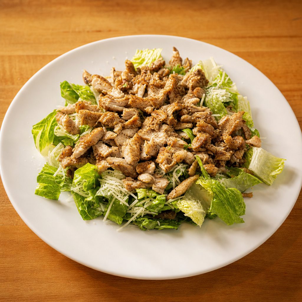 Caesar Salad with Grilled Chicken.